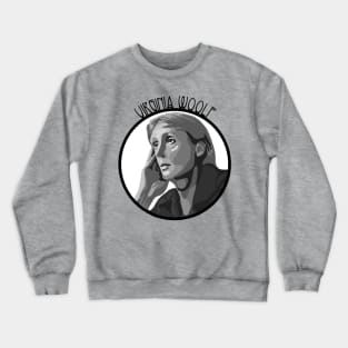 Virginia Woolf Portrait Crewneck Sweatshirt